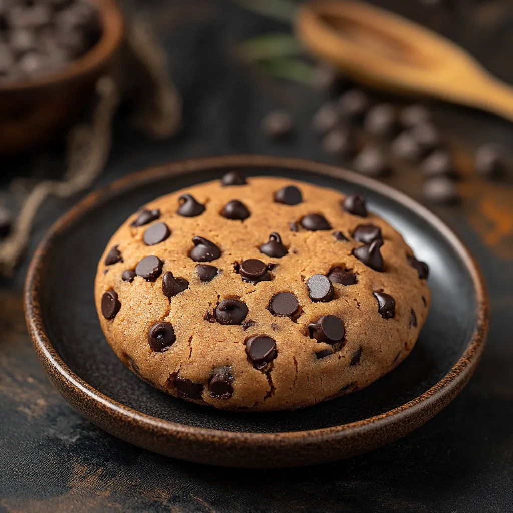 Ein Schokoladenkekse mit vielen Schokost&uuml;ckchen.